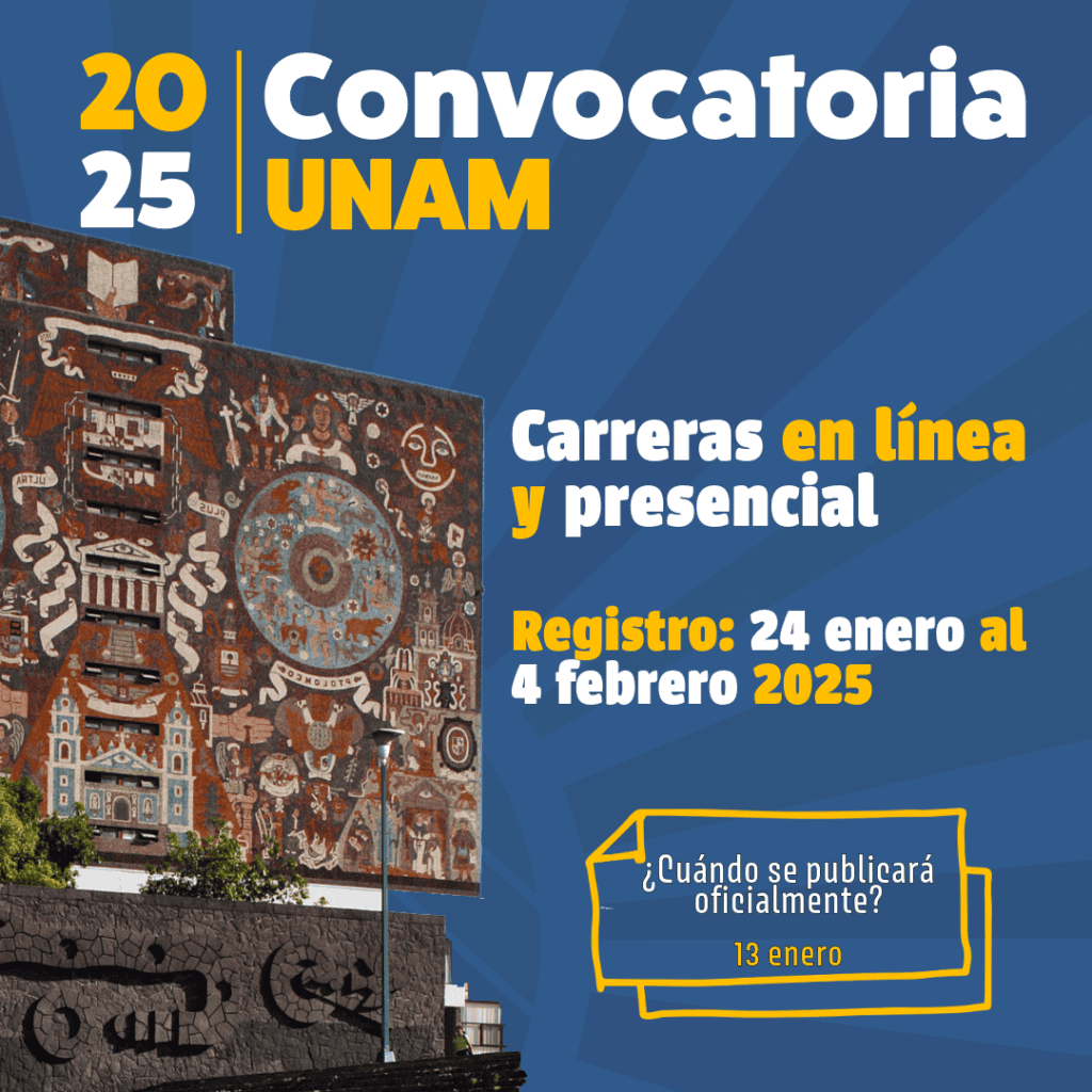 Fechas oficiales de registro UNAM